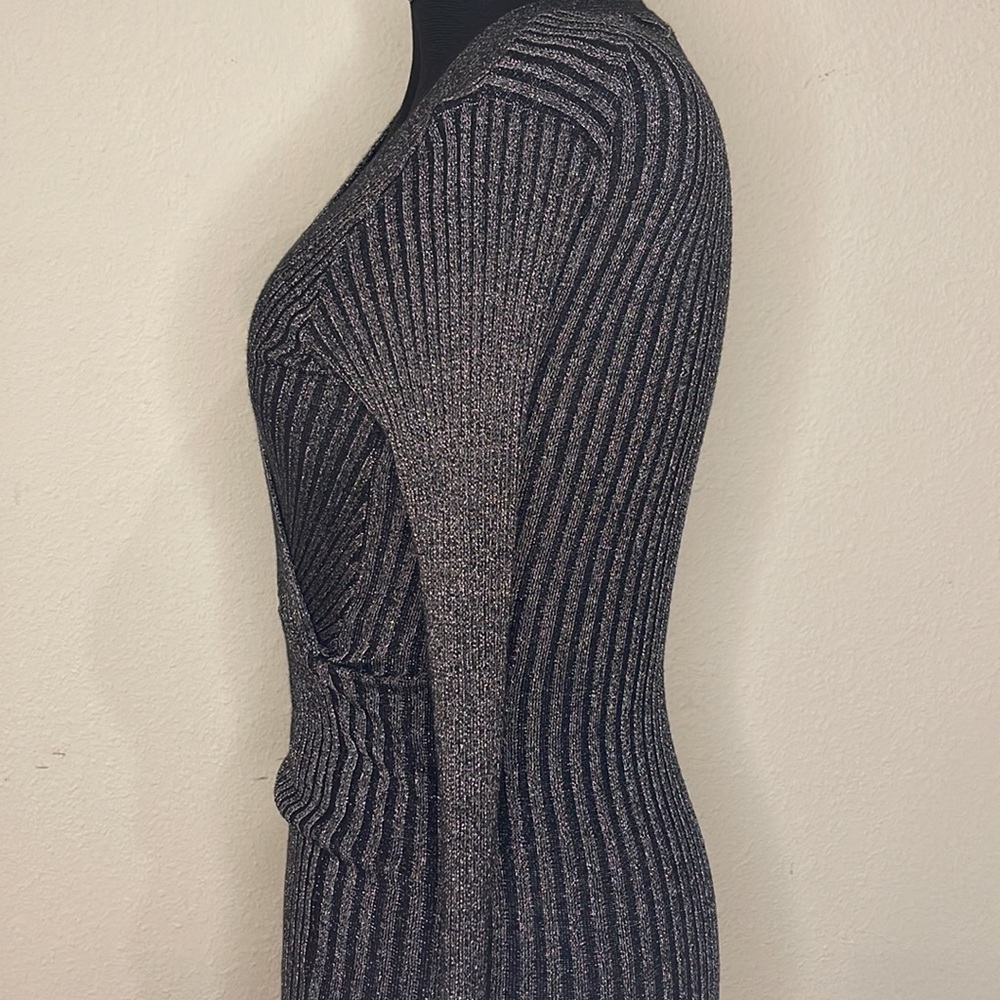 Black Large bodycon sparkle dress - Picture 3 of 5
